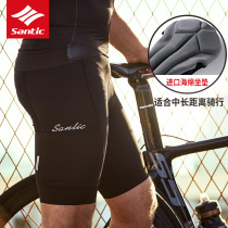 Forest guest Santic riding pants road bike shorts sponge cushion breathable sweat perspiration men riding equipment