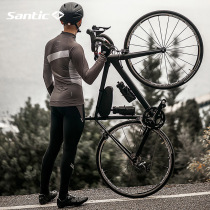 Santic forest guest 2020 new autumn winter riding suit suit men road bike equipment fleece riding suit