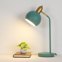 Nordic Small Table Lamp Learning Special Desk Student Dorm Room Children Bedroom bed Headlights Home plug-in Eye-protection lamps