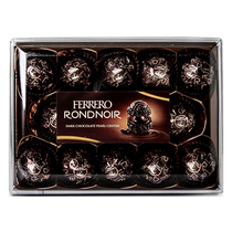Spot German imported Ferrero rondnoir Langmu Sandwich Black Chocolate Ball Christmas Gift Box 14