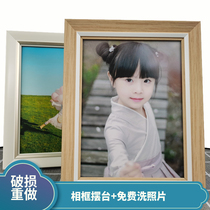 European-style photo frame setting 5 inch 6 inch 7 inch 8 inch 10 inch 12 inch frame hanging wall custom photo frame and wash photo