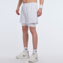 Seeking Passersby Movement 2020 Summer Vacation Two Quick Dry Sports Tennis Shorts With Inner Lining Comfort And Breathable No Balls