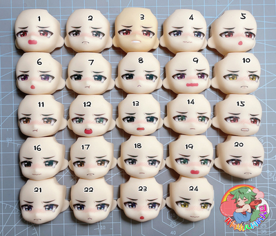 taobao agent [Ghost] Shy face blushing crying and crying, stuck face, face, universal OB11 GSC replacement