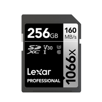 lexar Rexa SD card 256G camera memory card SDXC 4K 1066x SLR camera 160m