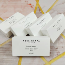 ACCA KAPPA White Moss soap White Musk soap hotel toiletries portable travel sample * 5 pieces
