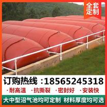  Digester gas storage bag Agricultural corrosion-resistant slag discharge durable household biogas fermenter storage bag Engineering farm