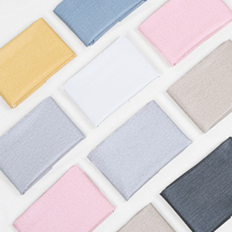 Solid color fabric tablecloth waterproof and oil-proof disposable anti-hot coffee table table tablecloth pvc dormitory table mat rectangular tablecloth