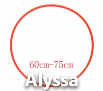 Alyssa professional art gymnastics circle-orange size note 60 65 70 75cm not returned