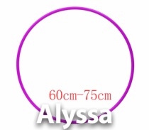 Alyssa professional art gymnastics circle-purple size note 60 65 70 75cm not returned