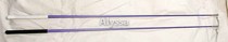 Alyssa rhythmic gymnastics ribbon stick 60cm adult standard (metal Purple Rod-white and black handle)