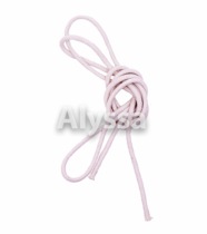 Alyssa professional art gymnastics rope Advanced Hemp monochrome-White