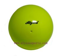 Alyssa adult standard 18cm art gymnastics ball-fluorescent yellow size color selection is not returned