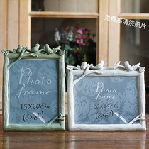 5 inch 6 inch 7 inch 8 inch wash photos plus photo frame Wedding photos Resin table photos custom creative ornaments Nordic