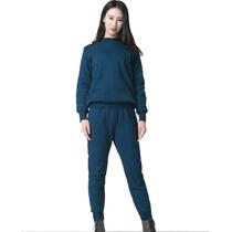 03 velvet pants suit sky blue winter warm womens underwear pajamas home long johns