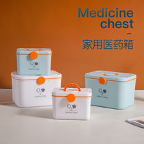 Household medicine box Family emergency medical care medicine box storage box Small medical box Large capacity medicine storage box
