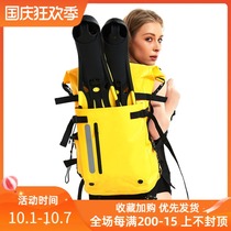 TOOKE 30L multifunctional waterproof backpack scuba free diving flippers backpack shoulder bag can hold Mantra V3