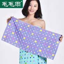Cotton yarn cloth double-sided adult bath towel Soft absorbent hand towel Cotton face household couple pad adult