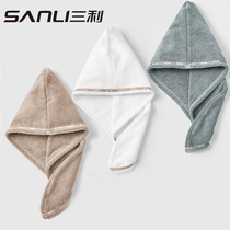 Sanli dry hair cap 2021 new cotton absorbent cotton dry hair towel wrapped towel thickened hair wash