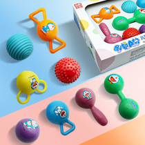 Baby toys for more than 68 months can be nibbling on hands with ball baby Training Puzzle Early Teaching Practice Gripping 0 1 year old