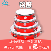 Orff percussion instrument childrens dance tambourine drum kindergarten baby educational early education Music toy