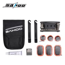 SAHOO multifunctional bicycle hexagon socket combination tool bicycle tire repair tool riding kit equipment