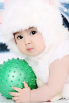 Cute baby girl picture poster preparation pregnancy prenatal education pictorial cute doll child portrait baby BB photo