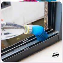 2-pack door and window crevices hygienic cleaning brush Window groove tool cleaning groove small brush window groove brush