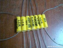 {Balance} UK LCR axial copper foot Tin film Tin foil Audio polarization capacitor 2000V 470PF 2K