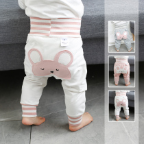 Baby Large Pp Pants Spring Autumn Slim Fit Girl Beat Pants Boy Long Pants Children Spring Outfitting Outside Wearing Baby Pants Pure Cotton