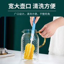 Glass cool kettle household high temperature resistant large capacity cold kettle water cup set thickened filter glass bubble teapot