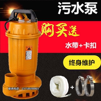 Special Price Domestic Sewage Pump Single Phase Sewerage Pump Small Submersible Pump Engineering Pumping Septic Tank 220V380V