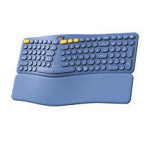 多彩GM903人体工学键盘多模带显示屏手托可拆卸无线