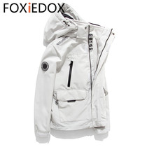 FOXIEDOX loose jacket womens three-in-one Tide brand windproof waterproof detachable outdoor mountaineering suit mens coat