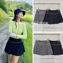 Korean golf dress womens skirt 21 autumn golf Korean version of Joker sports skirt skirt skirt pleated skirt