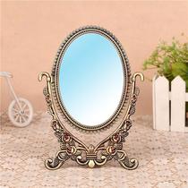 ALINA desktop metal student mirror European vintage double-sided dresser portable cosmetic mirror cute princess