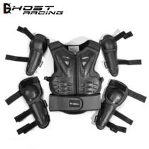 GHOST RACING MOTORCYCLE PROTECTIVE GEAR CHILD ARMOR RIDING PROTECTION CROSS-COUNTRY SUIT SPORT KNEECAP ELBOW PROTECTION