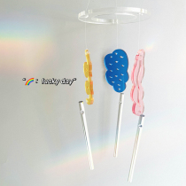 Miscellaneous minimalist fresher inn Wind Aacrylics Home Decorative Door Hanging accessories Pendant Adorable Flowers Windbell Gifts