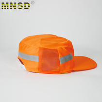 MNSD reflective helmet breathable adjustable size sanitation cap night riding