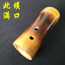 Rain flute full mouth bamboo Xun 10 hole professional pen holder Xun simple easy to learn clarinet blowing mouth Net red guide damage Xun straight tube flute