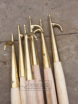 Stainless steel boat pick marine boat pick boat hook lifeboat towing hook pure copper boat hook Marine copper tow hook grab hook