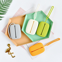  Natural new men and women cute portable car large-capacity multi-function drawstring buckle silicone key bag