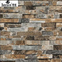 Juyi foreign trade explosion three-dimensional 3d brick wallpaper Antique brick brick wallpaper Clothing store culture brick wallpaper