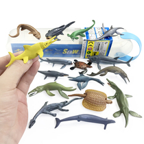 Small Number Prehistoric Far Ancient Bio Toy Ocean Bottom Dinosaur Animal Emulation Model Dragon Sea King Whale Big Eyed Fish Dragon