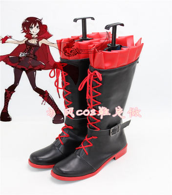 taobao agent C2513 RWBY CRESCENT ROSE RUBY COSPLAY shoes customization