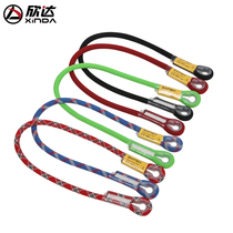Hinda Outdoor Rock Climbing Cowtail Rope Climbing Safety Rope High Airspeed Descending and Falling Rescue Rope Climbing Equipment