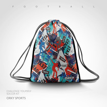ORKY new storage bag football bag equipment bag shoe bag sports corset pocket custom drawstring fitness shoulder bag
