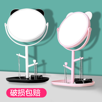 Desktop makeup mirror large mirror vanity mirror portable folding desktop Princess Mirror rectangular mirror simple fashion mirror