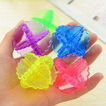 Colorful magic power decontamination anti-winding knotting laundry ball washing machine with clean bra underwear Large Wash ball