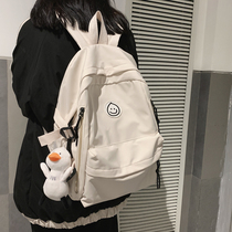 School bag female sturdy and durable Korean version of Harajuku high school students girl student backpack Mori Department simple ins backpack
