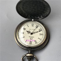 Mechanical pocket watch retro male antiques Miscellaneous pure copper mechanical clock clockwork watch antique Republic of China flip watch collection